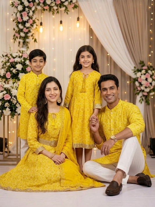Family Twinning Outfits – Cotton Festive Wear