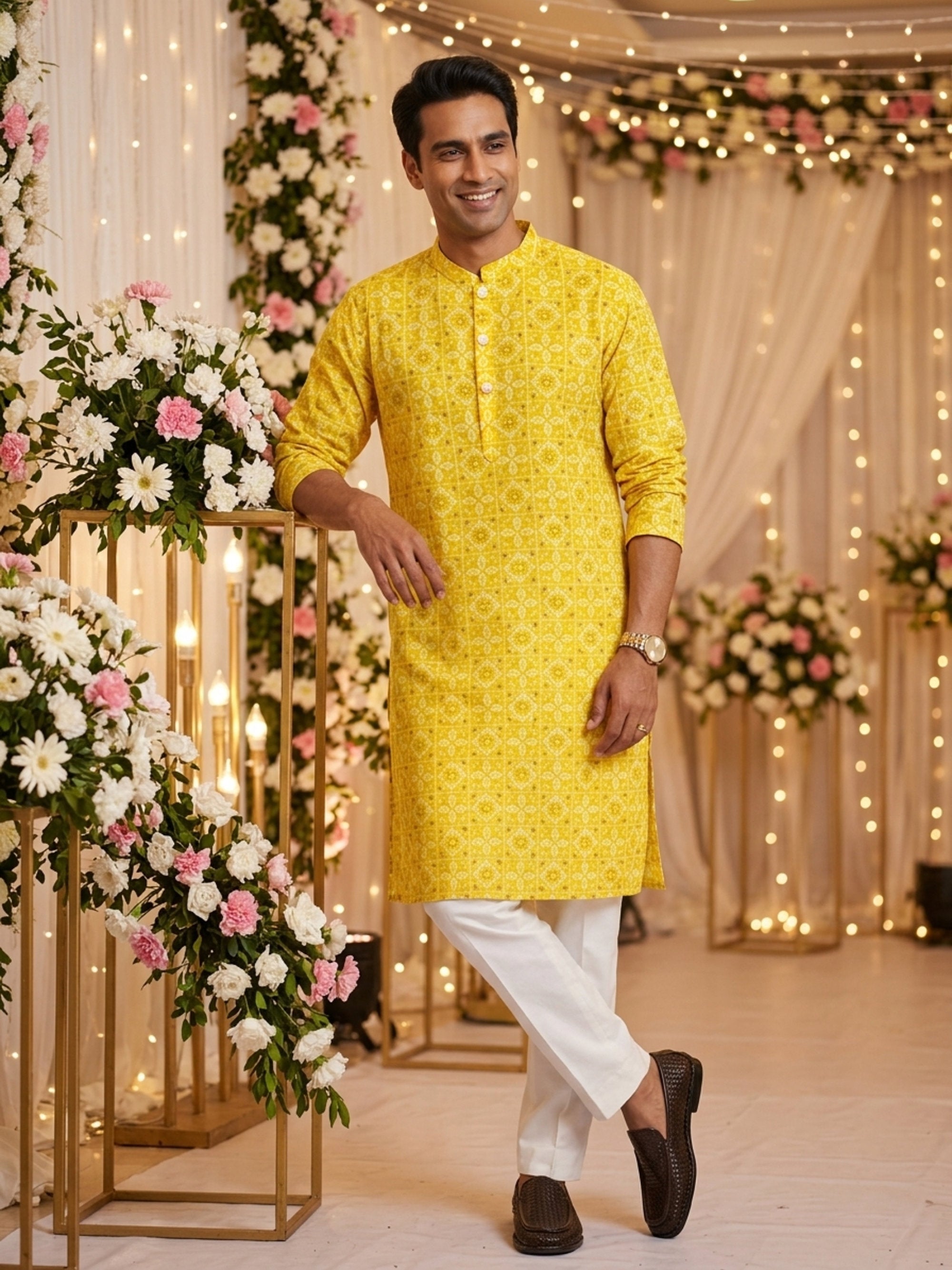 Men’s Cotton Kurta – Festive Ethnic Wear