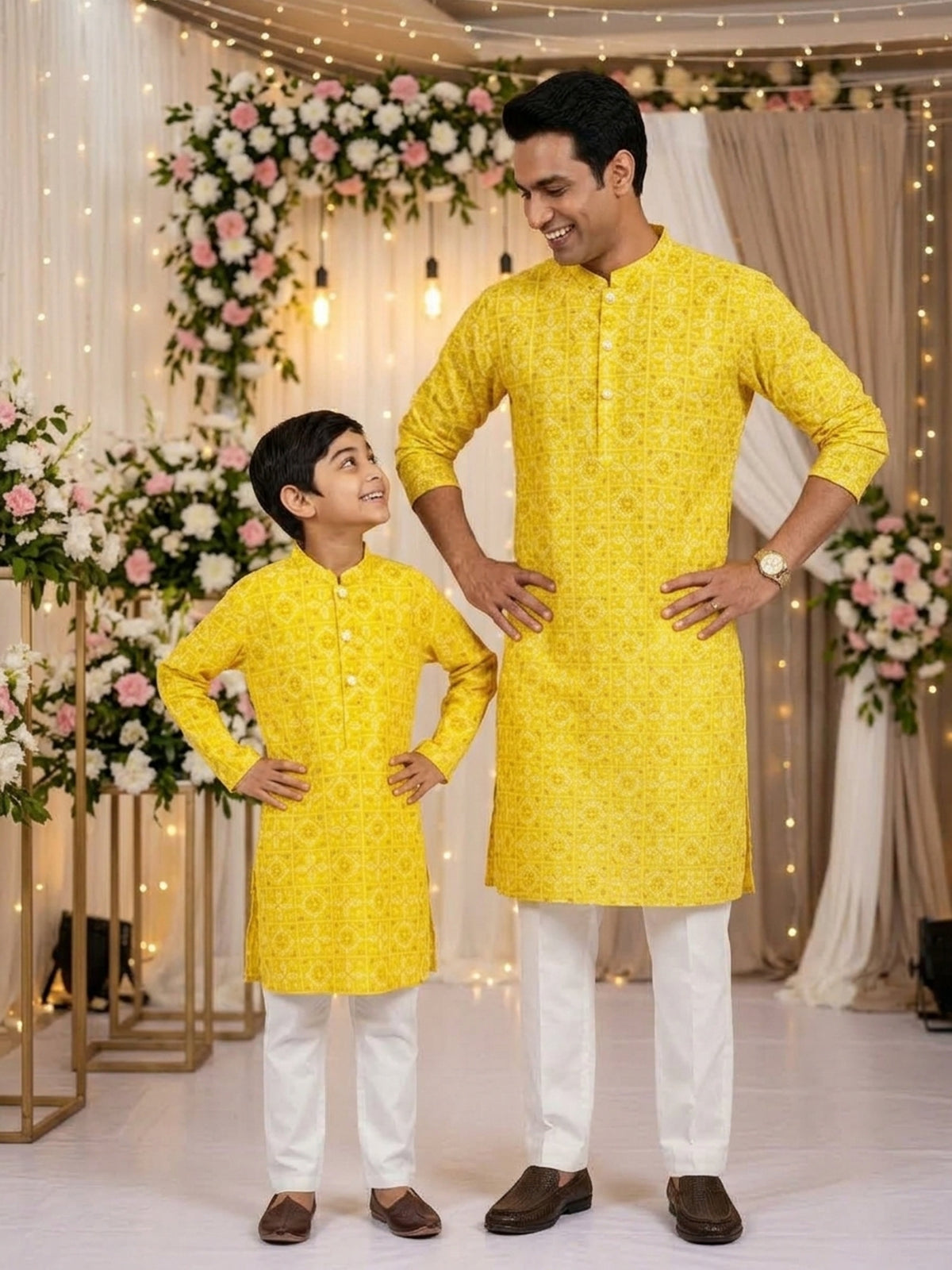 Father & Son Twinning Set – Cotton Ethnic Wear