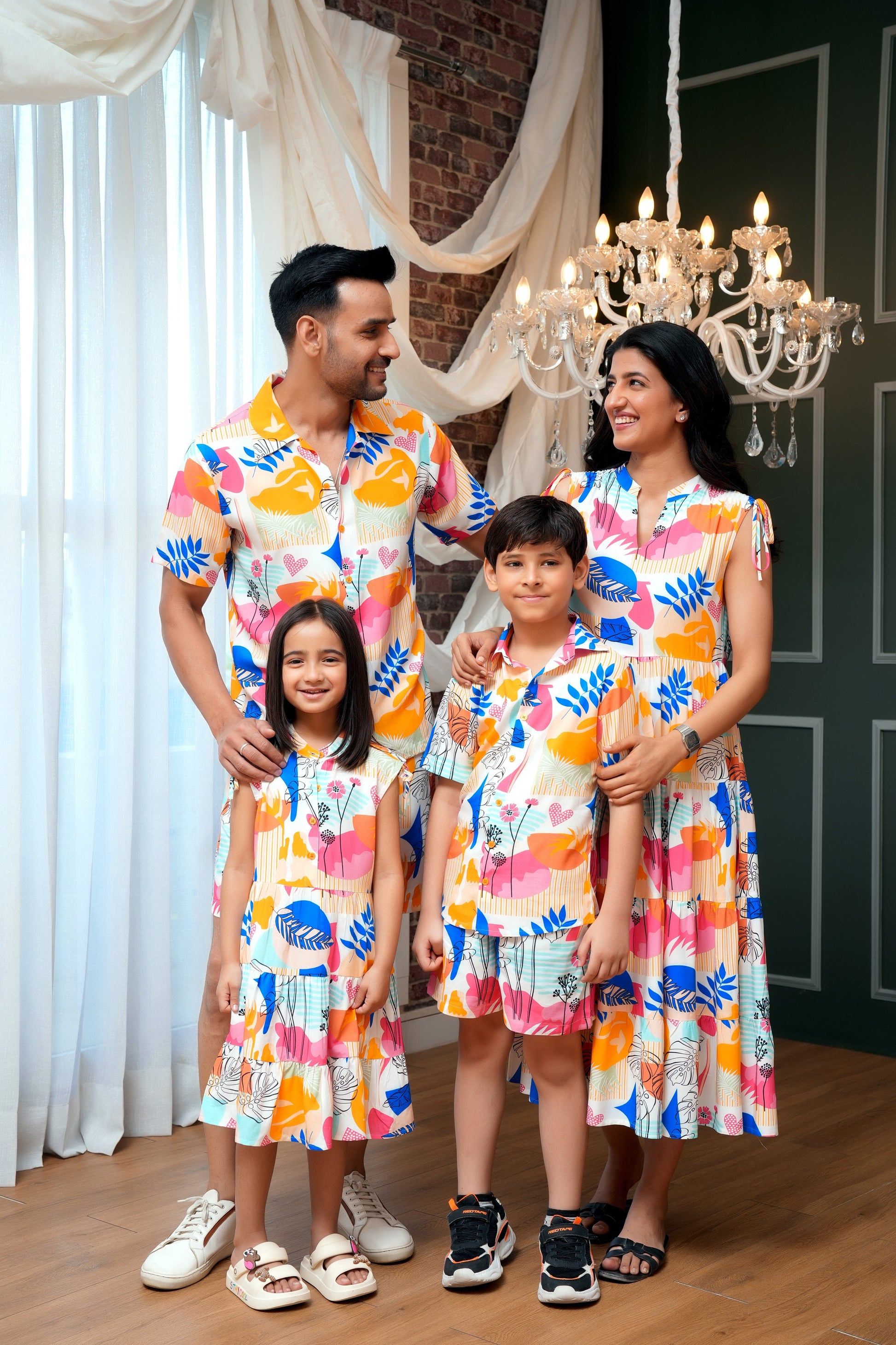 family match dress Family Matching Tropical Outfits – Vacation Shirt & Dress Combo