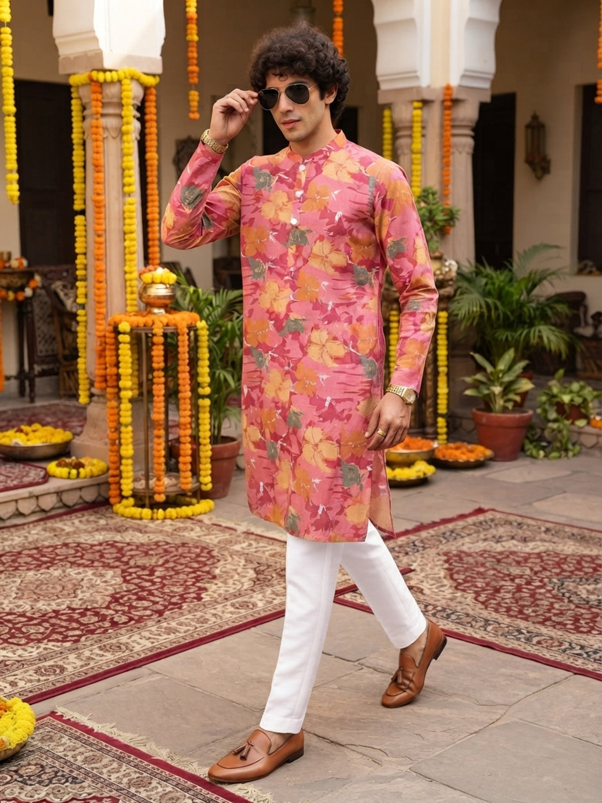 Men’s Cotton Kurta – Ethnic Festive Wear