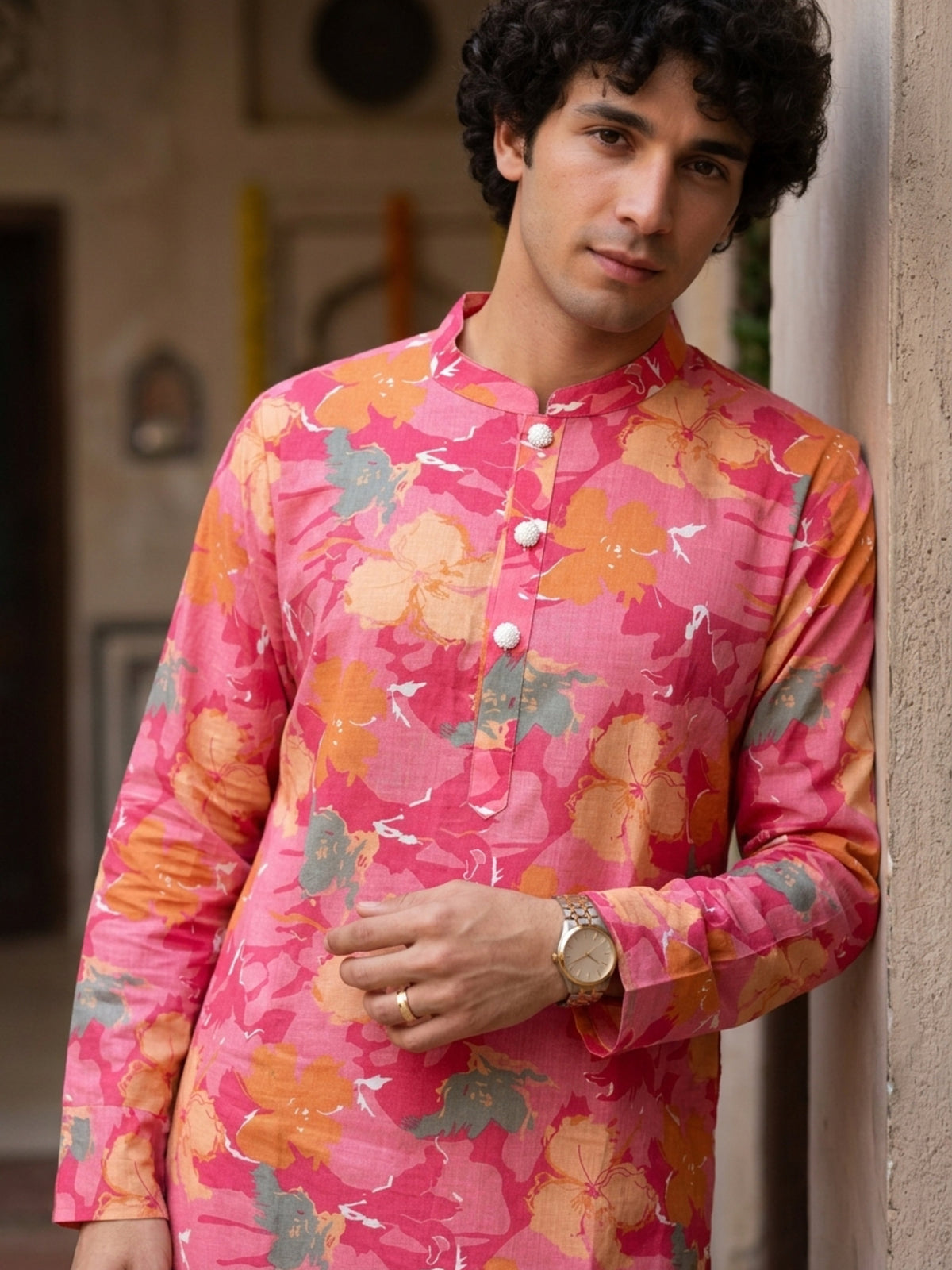 Men’s Cotton Kurta – Ethnic Festive Wear