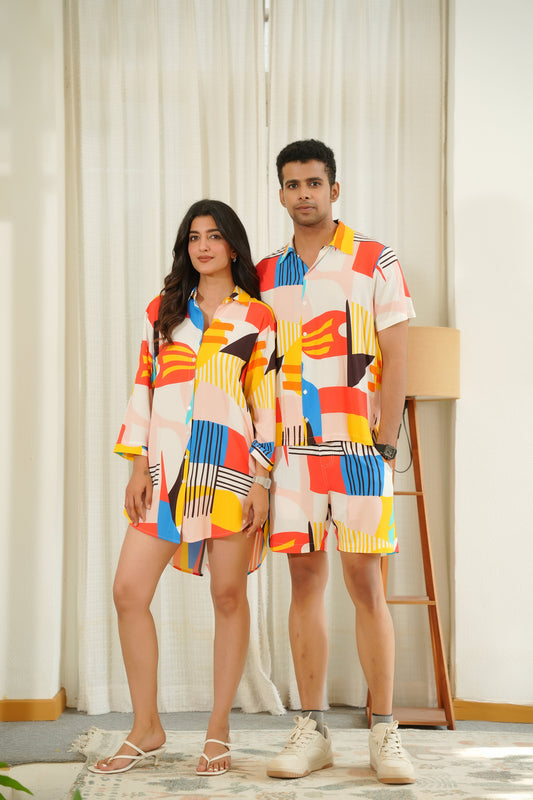 Couple Matching Summer Dress Set – Perfect Anniversary Gift Outfit