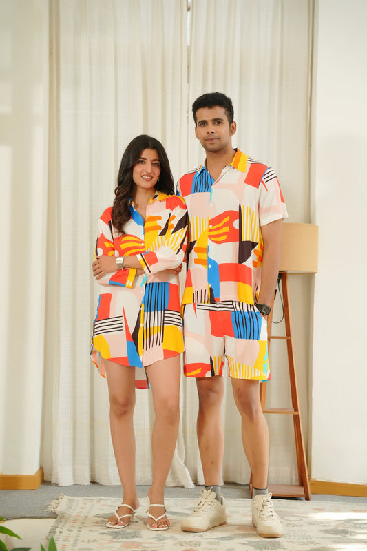 Couple Matching Summer Dress Set – Perfect Anniversary Gift Outfit