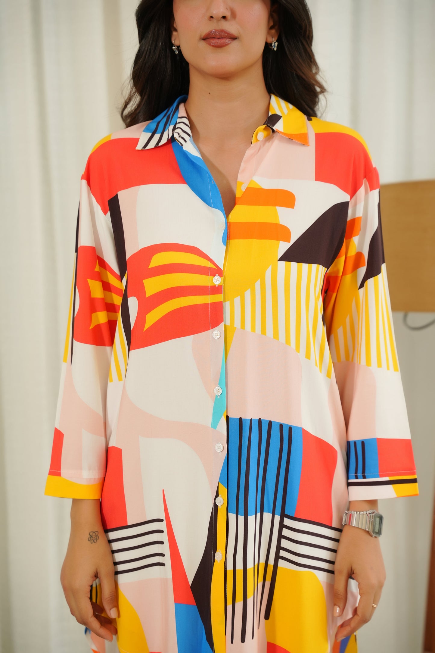 Women’s Long Shirt Dress – Elegant Vacation & Dinner Wear