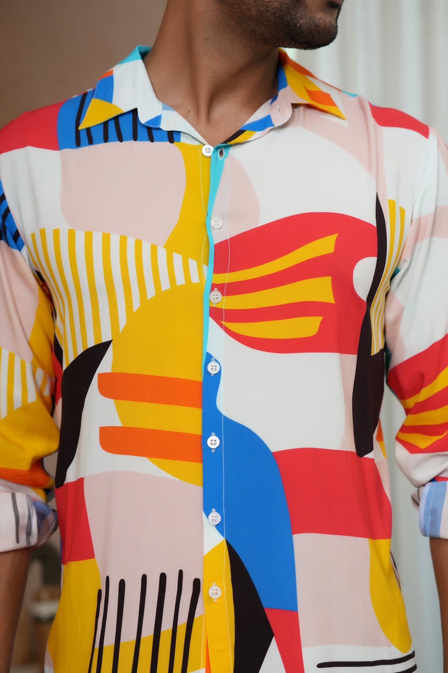 Men’s Full Sleeve Resort Shirt – Perfect for Vacations & Dinner Nights