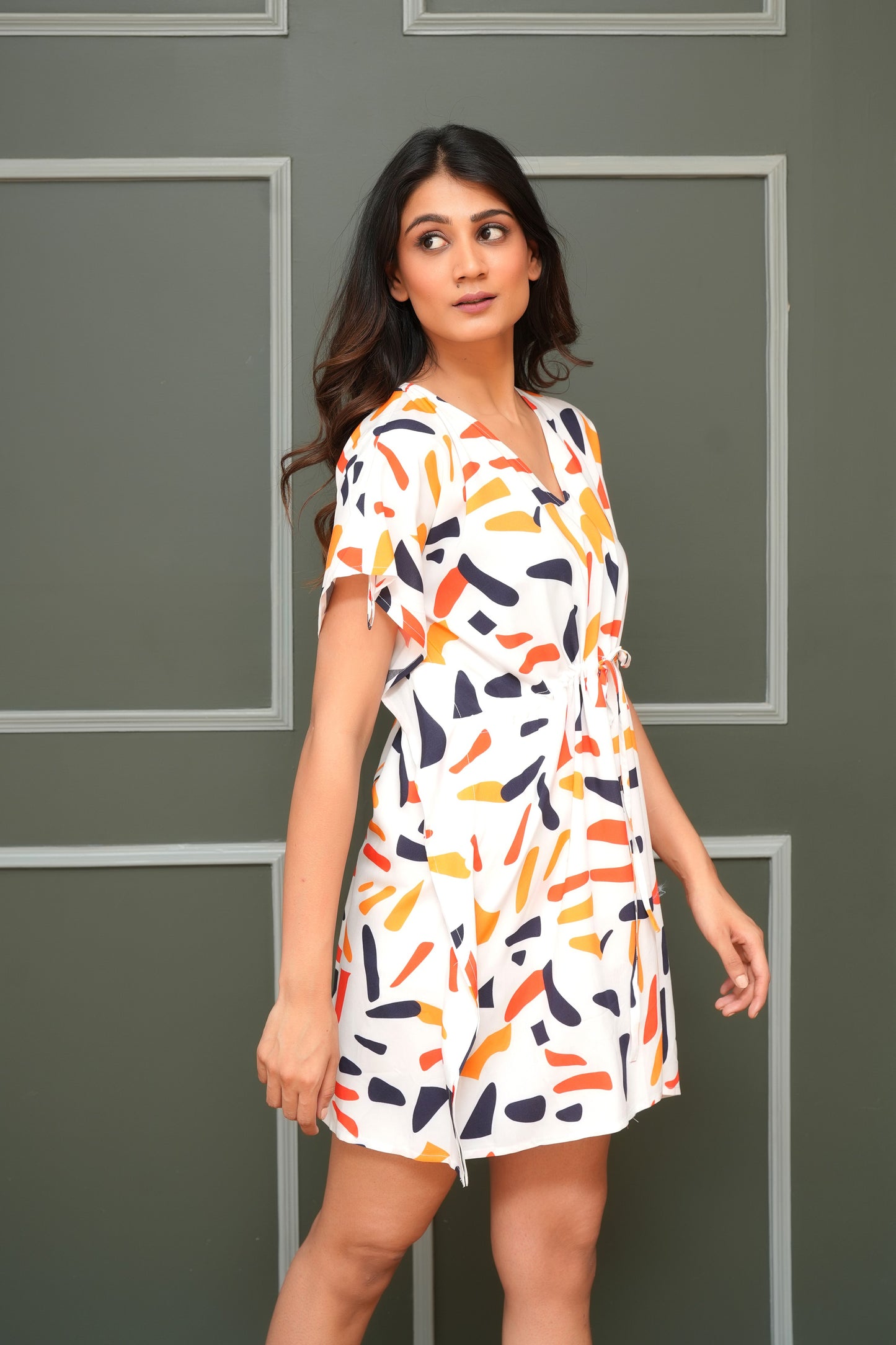 Women's Kaftan Dress – Elegant Viscose Resort Wear for Summer Getaways
