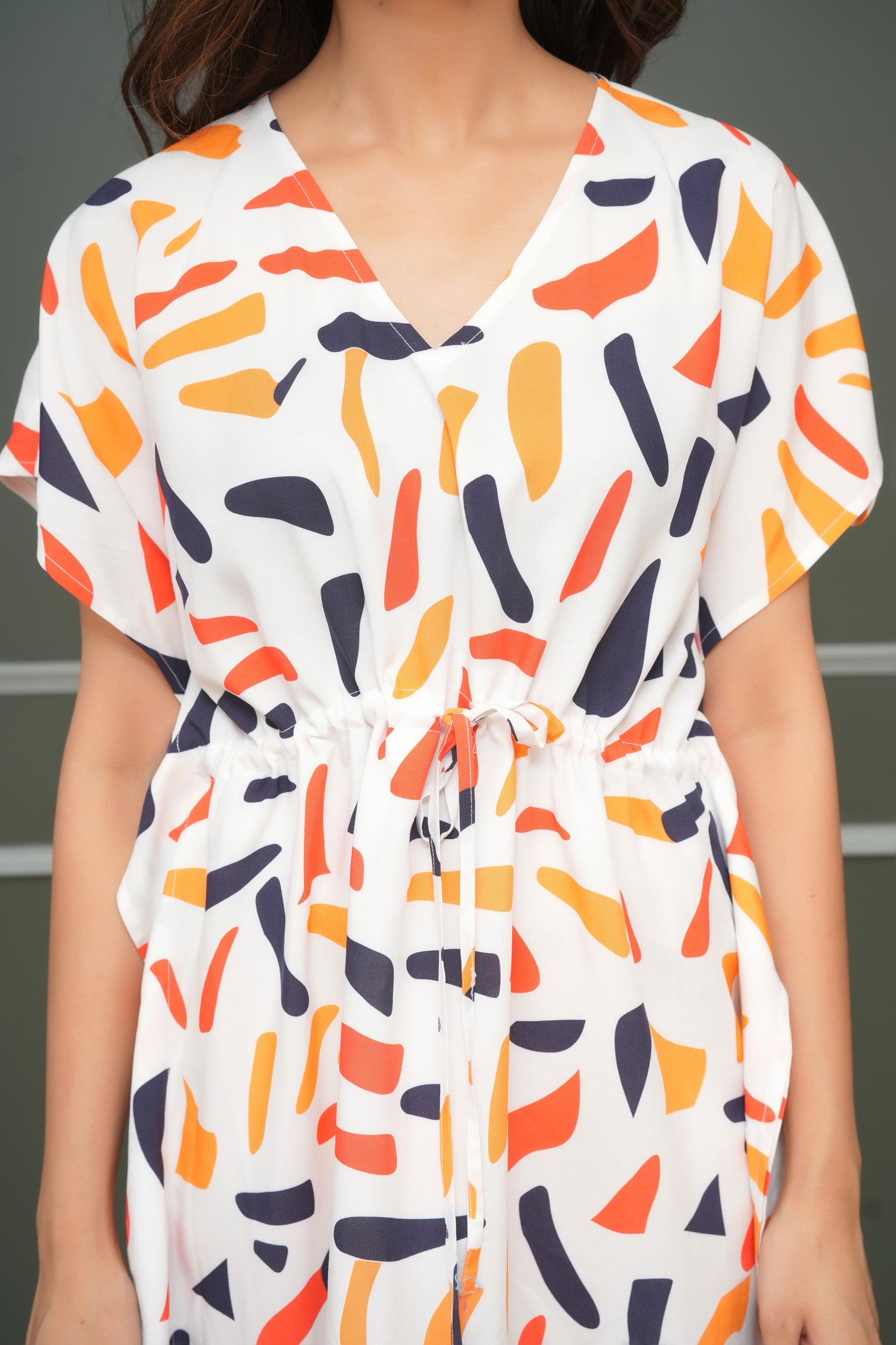 Women's Kaftan Dress – Elegant Viscose Resort Wear for Summer Getaways