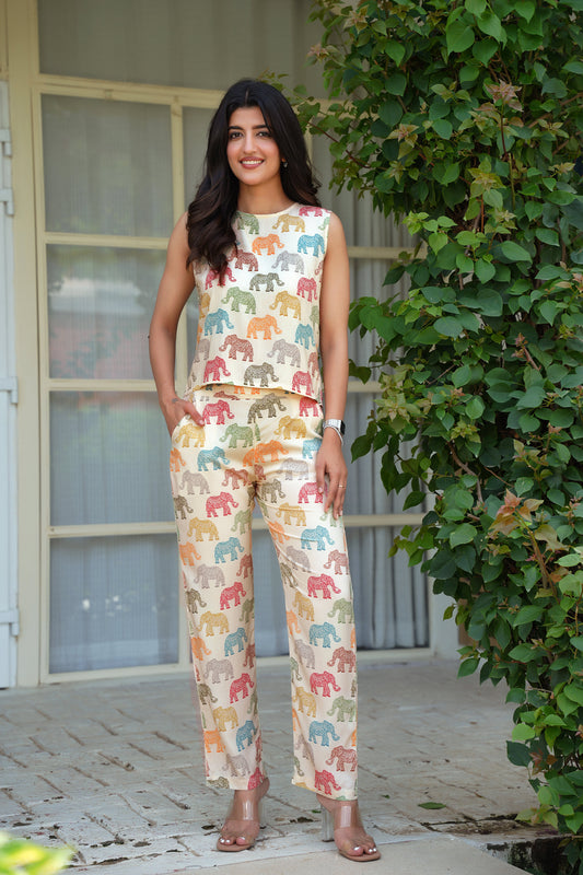 Womens Beach Co Ord Set – Resort Vacation Outfit for Honeymoon Pool Party and Holiday Travel