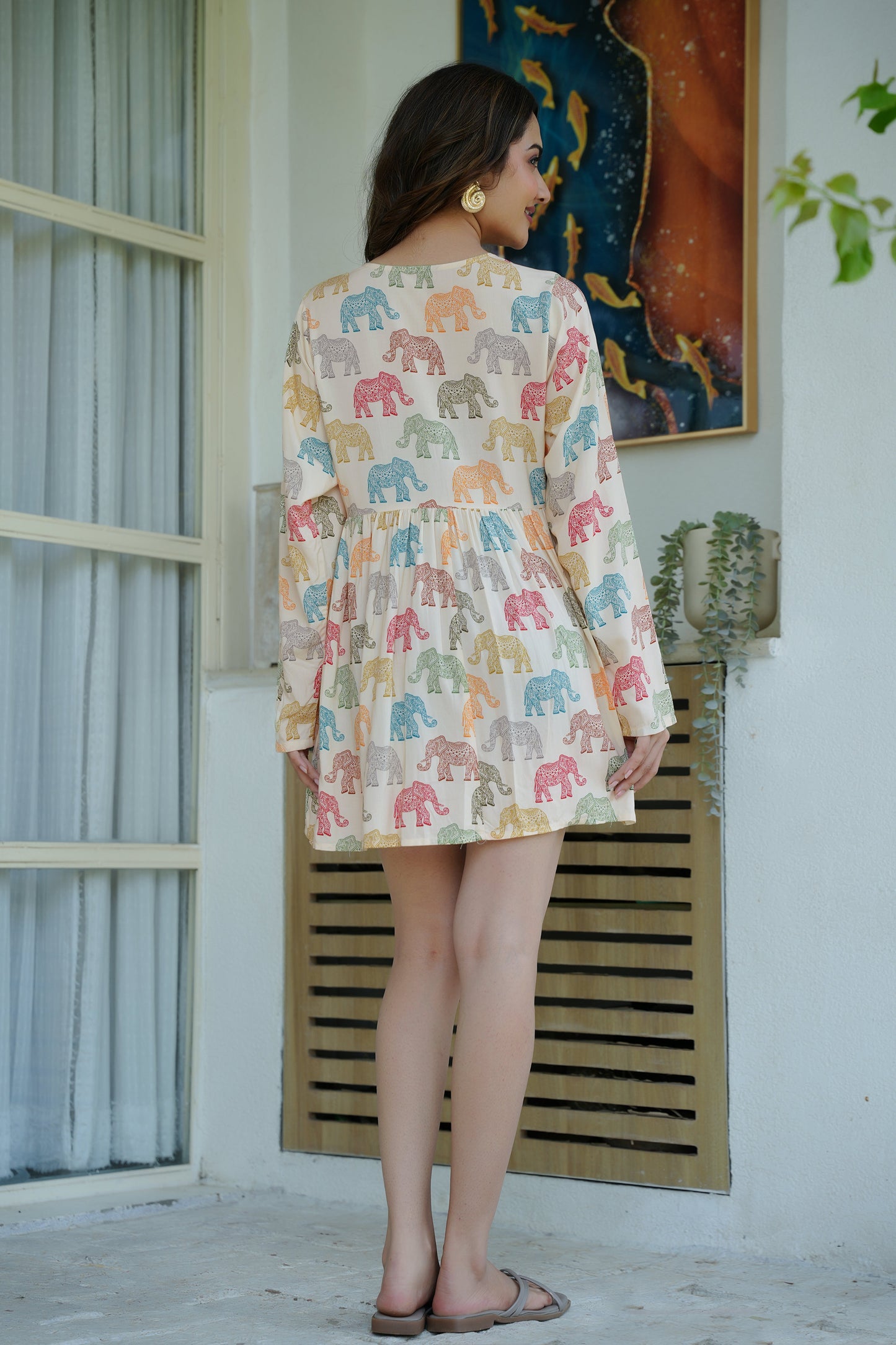 Womens Short Beach Dress – Resort Dinner Cruise Holiday and Pool Party Outfit