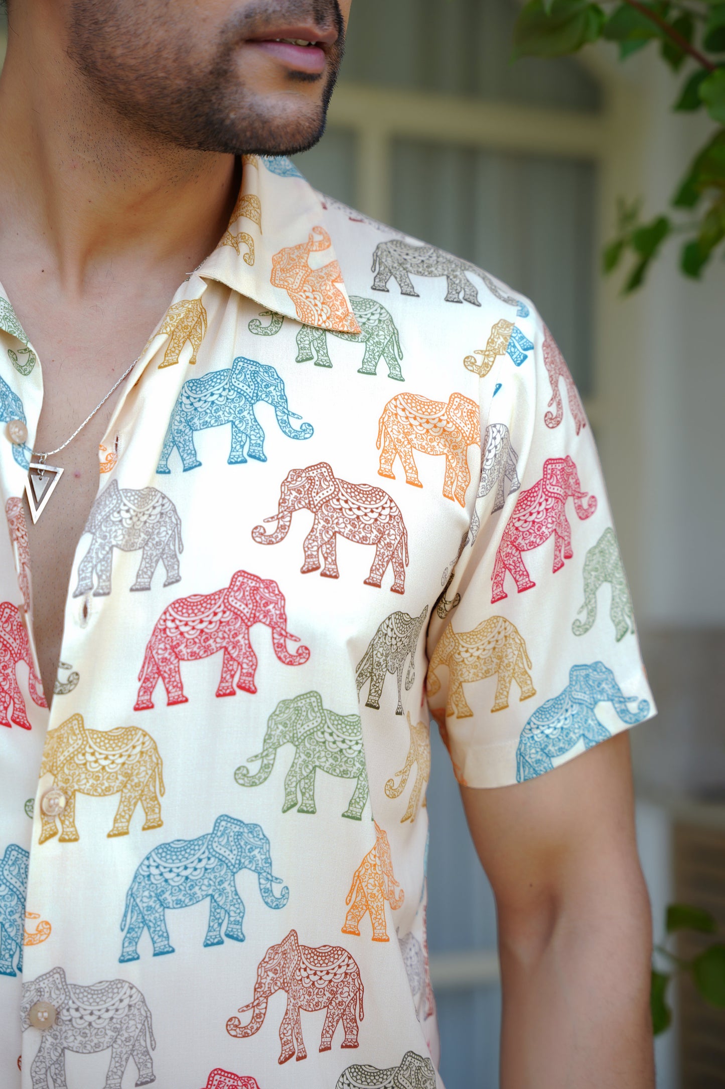 Mens Beach Co Ord Set – Tropical Shirt and Shorts Outfit for Vacation Pool Party and Resort Holiday