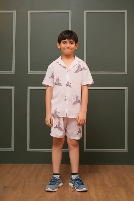 Boys' Tropical Co-Ord Set – Lightweight Summer Outfit