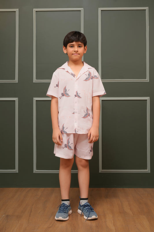 Boys' Tropical Co-Ord Set – Lightweight Summer Outfit