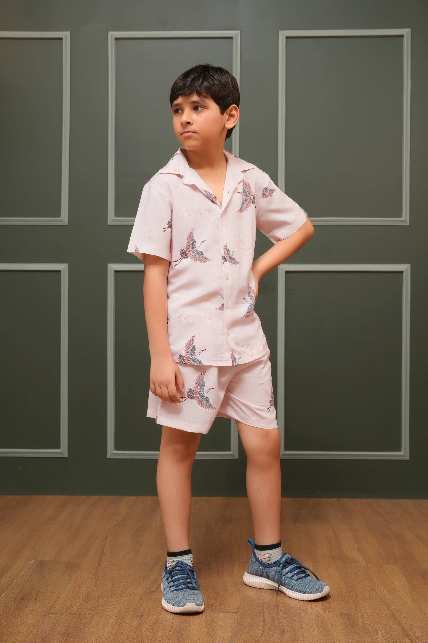 Boys' Tropical Co-Ord Set – Lightweight Summer Outfit