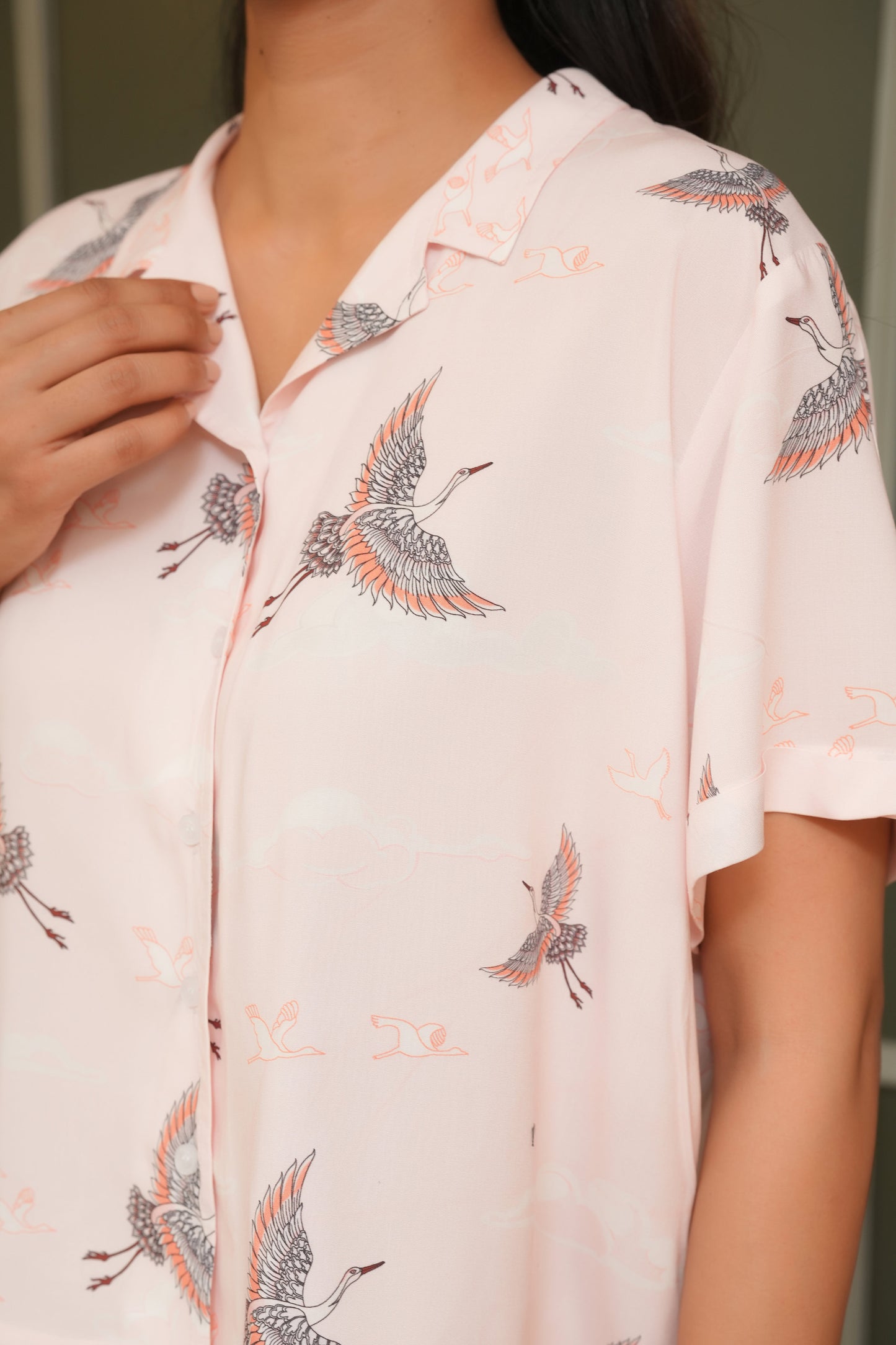 Women's Tropical Co-Ord Set – Premium Shirt & Shorts