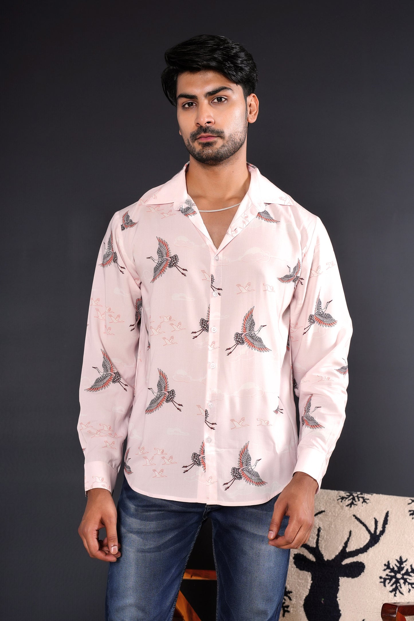 Men’s Full Sleeve Tropical Shirt – Cruise & Resort Wear