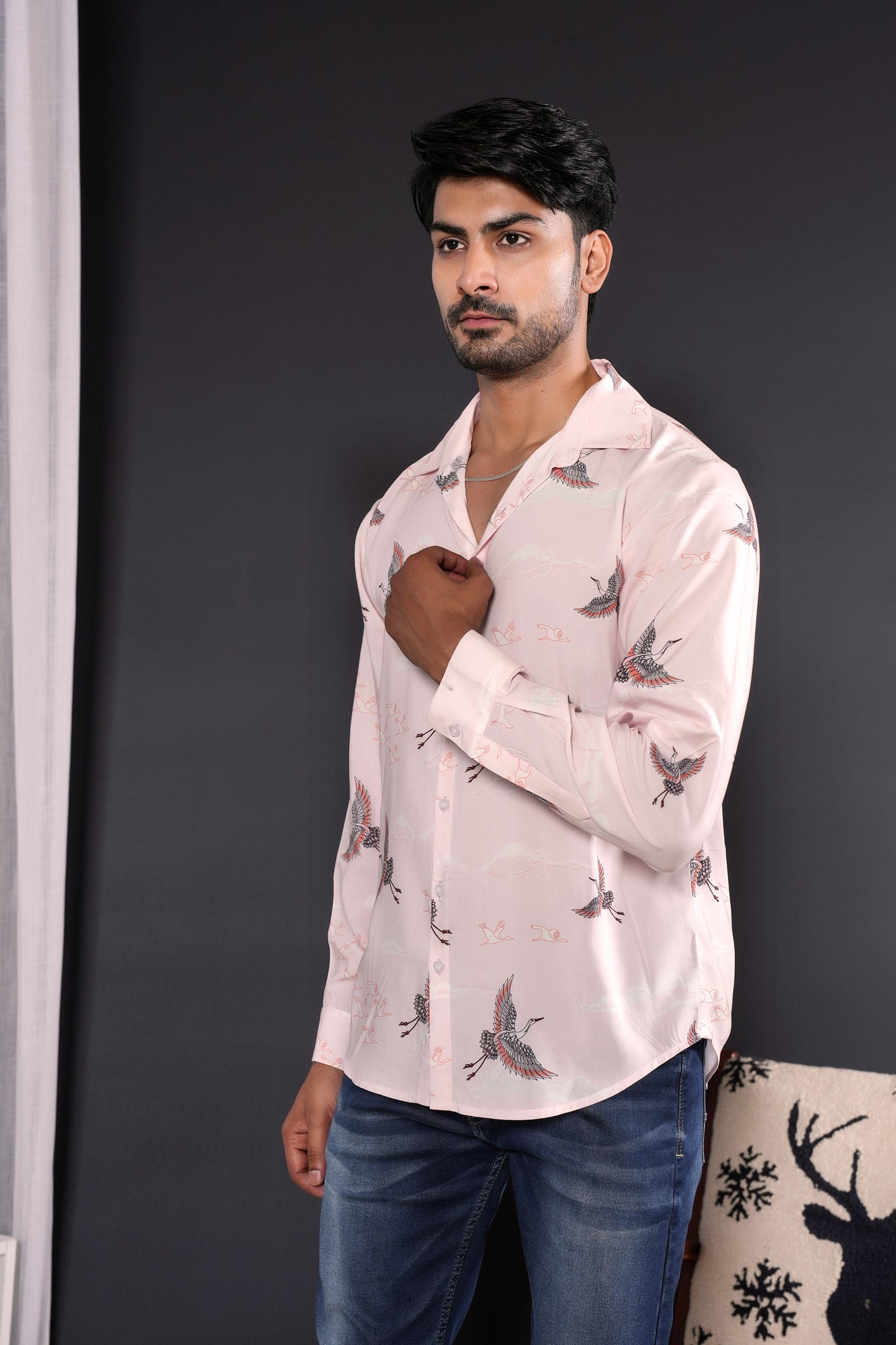 Men’s Full Sleeve Tropical Shirt – Cruise & Resort Wear