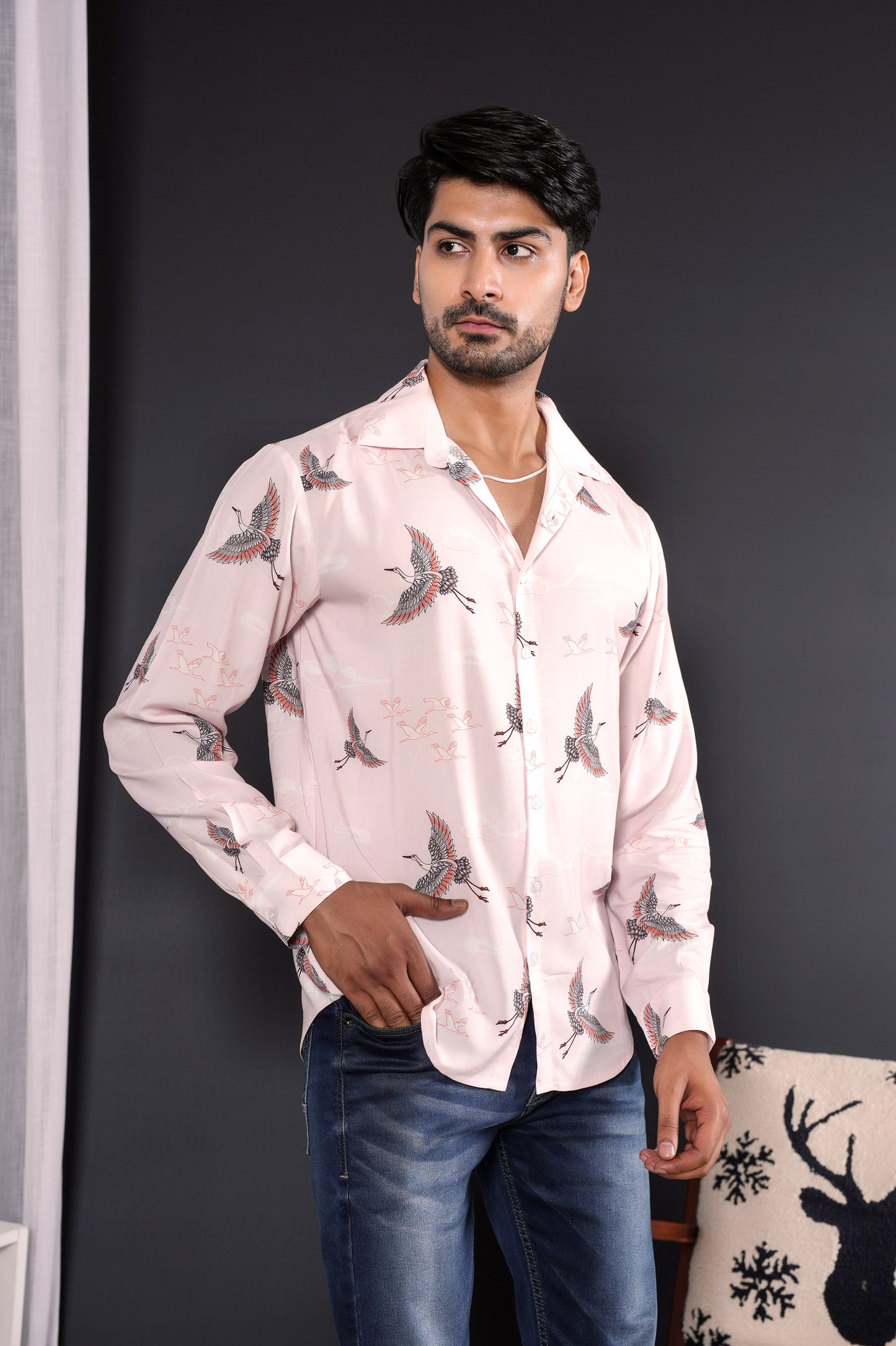 Men’s Full Sleeve Tropical Shirt – Cruise & Resort Wear