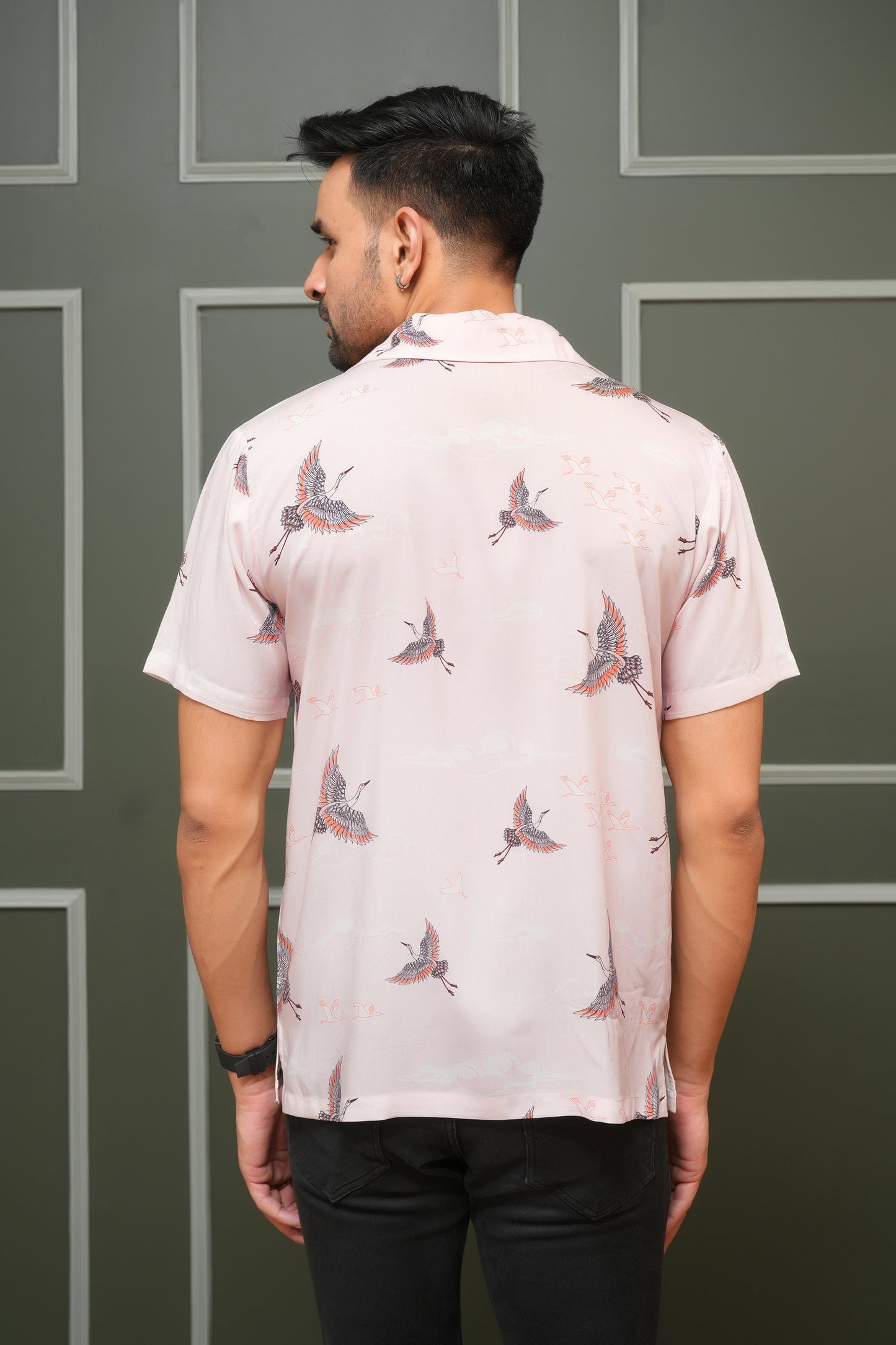 Men's Short Sleeve Cabana Shirt – Lightweight Tropical Outfit