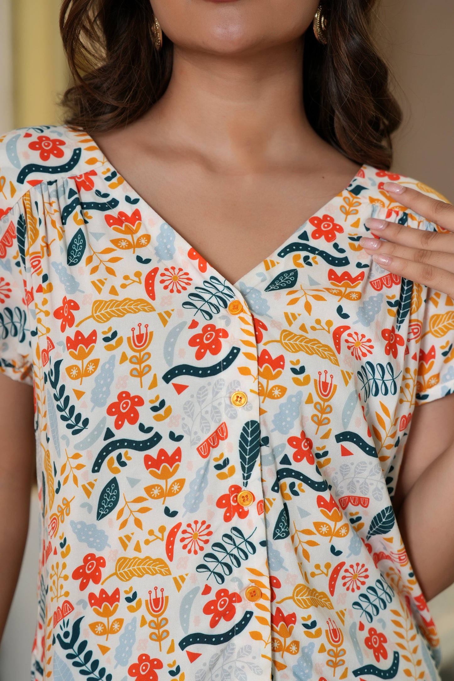 Womens Resort Top – Beach Vacation Outfit for Pool Party and Holiday Travel