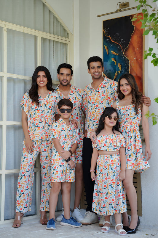Group Matching Beach Outfits – Friends Trip Reunion Pool Party and Resort Vacation Wear