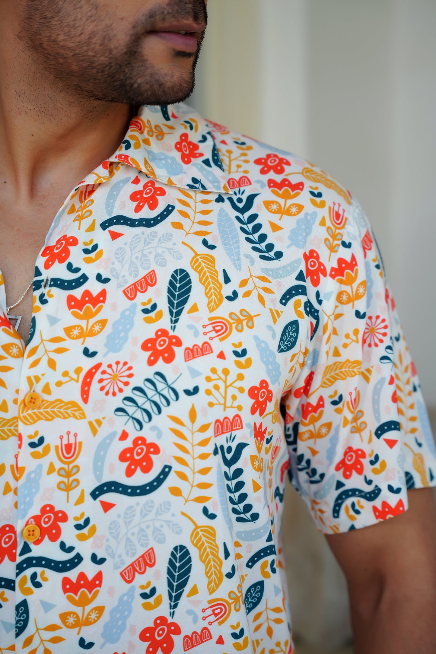 Mens Beach Co Ord Set – Tropical Shirt and Shorts Outfit for Vacation Pool Party and Resort Holiday