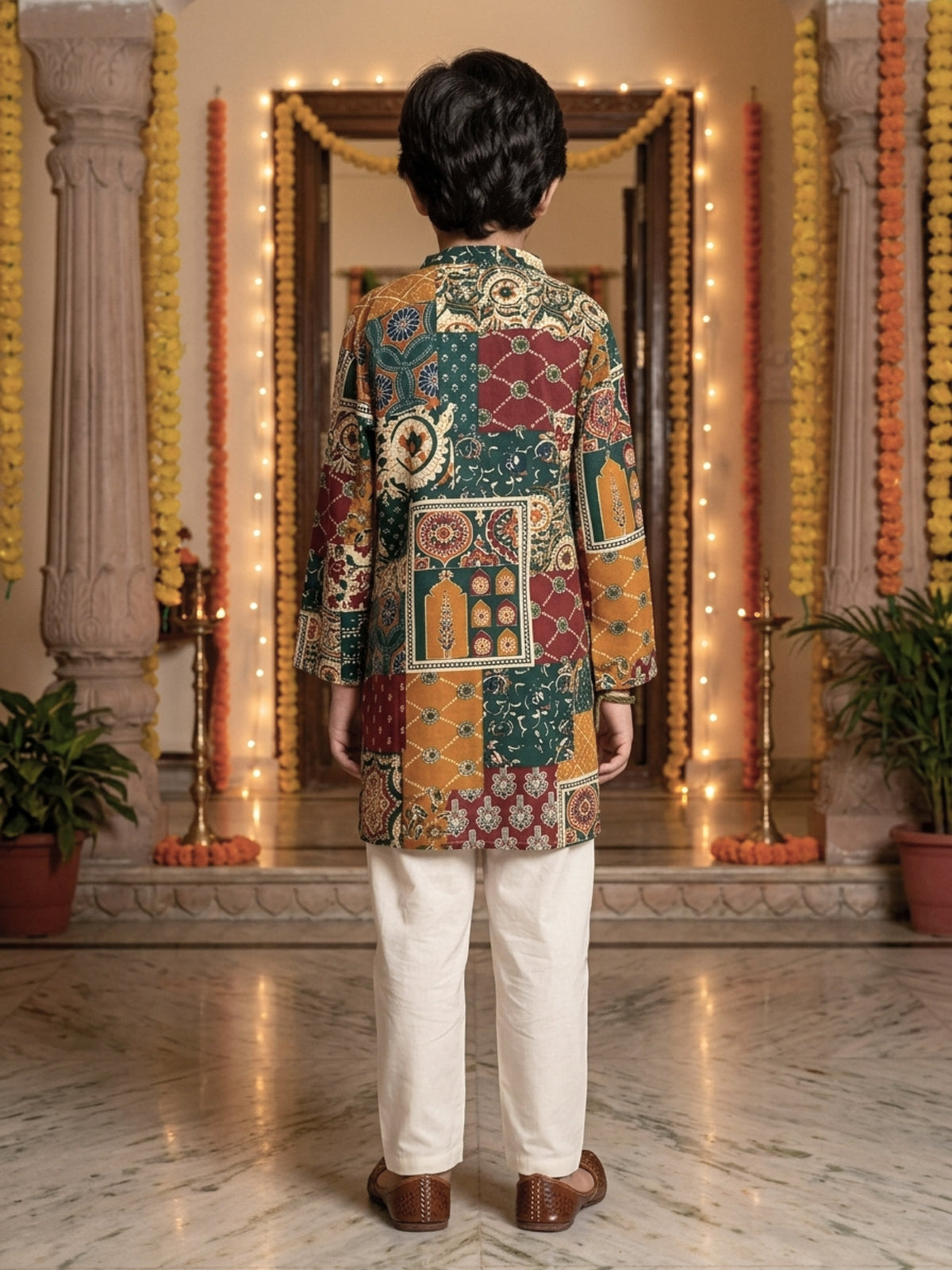 Boys Kurta Pajama Set – 100% Cotton Festive Wear