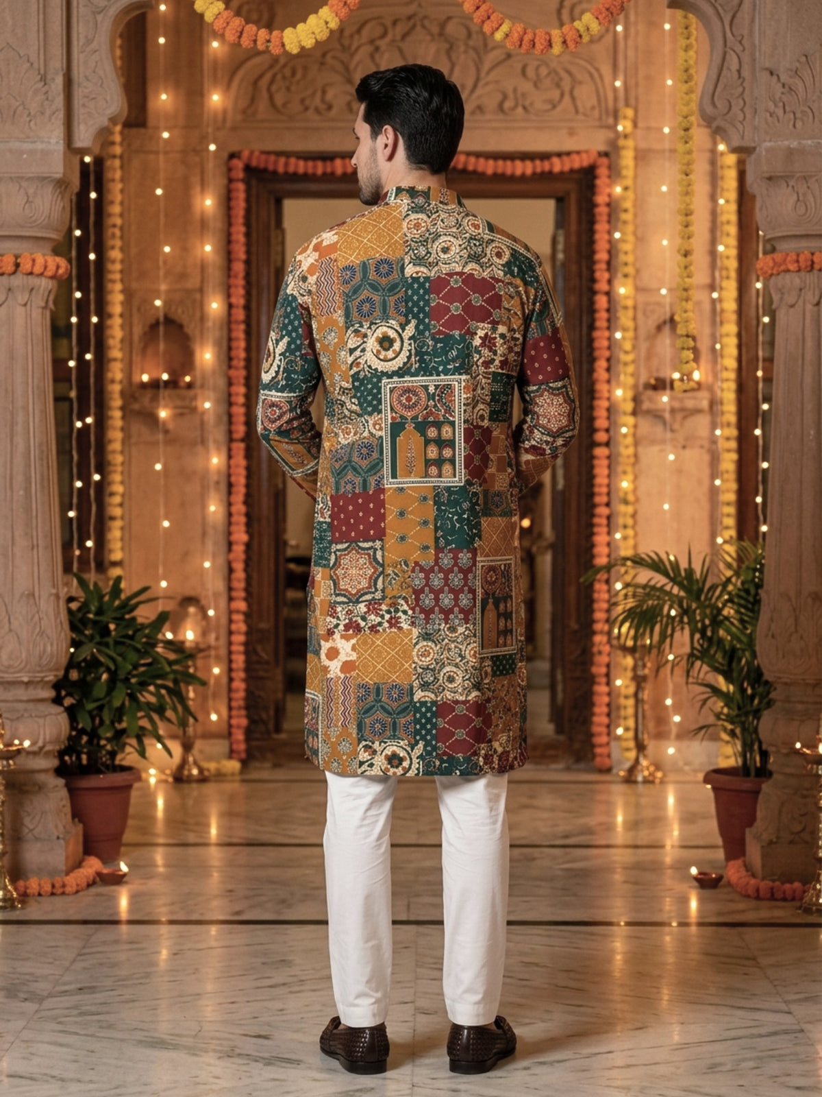 Men’s Cotton Kurta – Ethnic Festive Wear