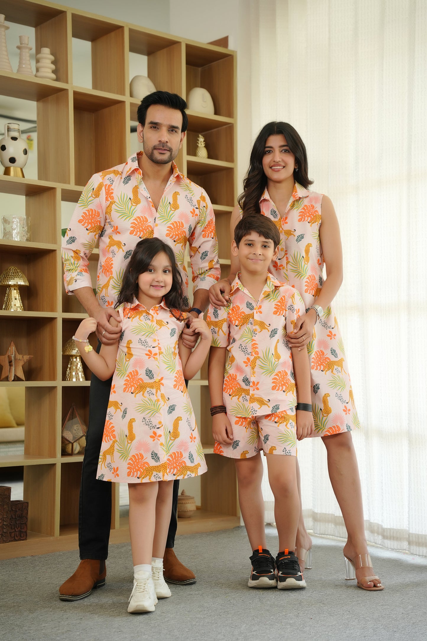 Family Twinning Outfits – Coordinated Beachwear for Holiday and Get Together