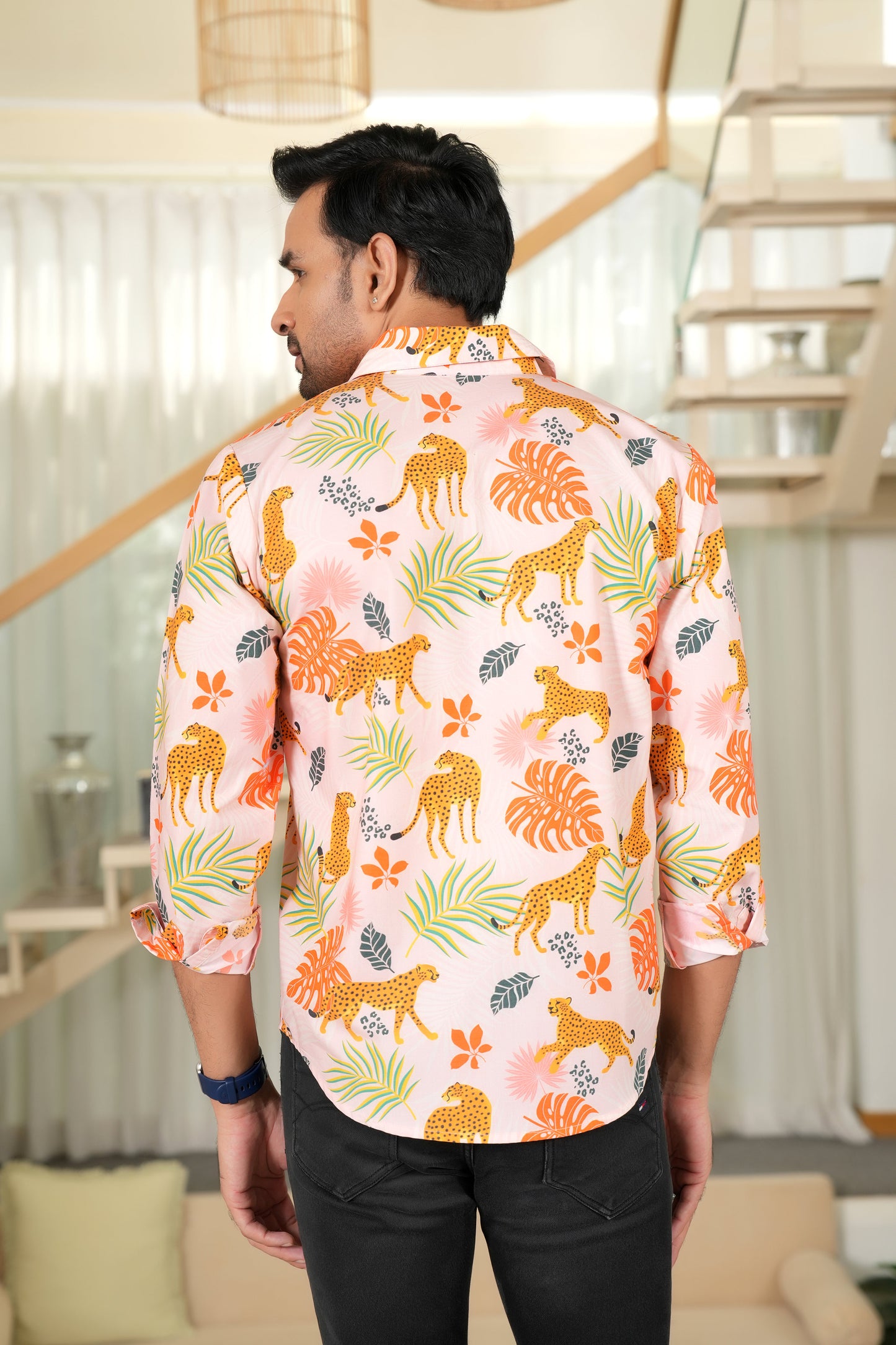 Men Full Sleeve Shirt – Romantic Resort Wear for Dinner Honeymoon and Vacation