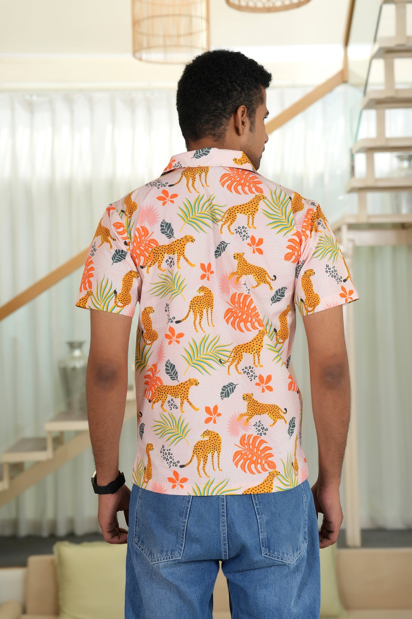 Men Short Sleeve Shirt – Casual Beach Resort Pool Party and Holiday Wear