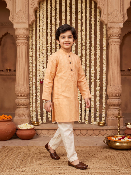 Boys Wedding Kurta Pajama Set – Traditional Cotton Wear