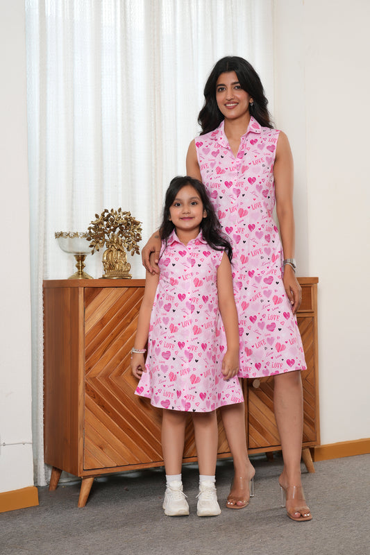 Mother & Daughter Matching Dress Set – Vacation Outfits