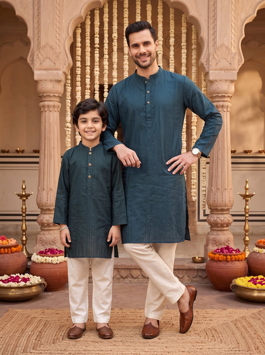 Father & Son Traditional Kurta Sets – Matching Ethnic Wear