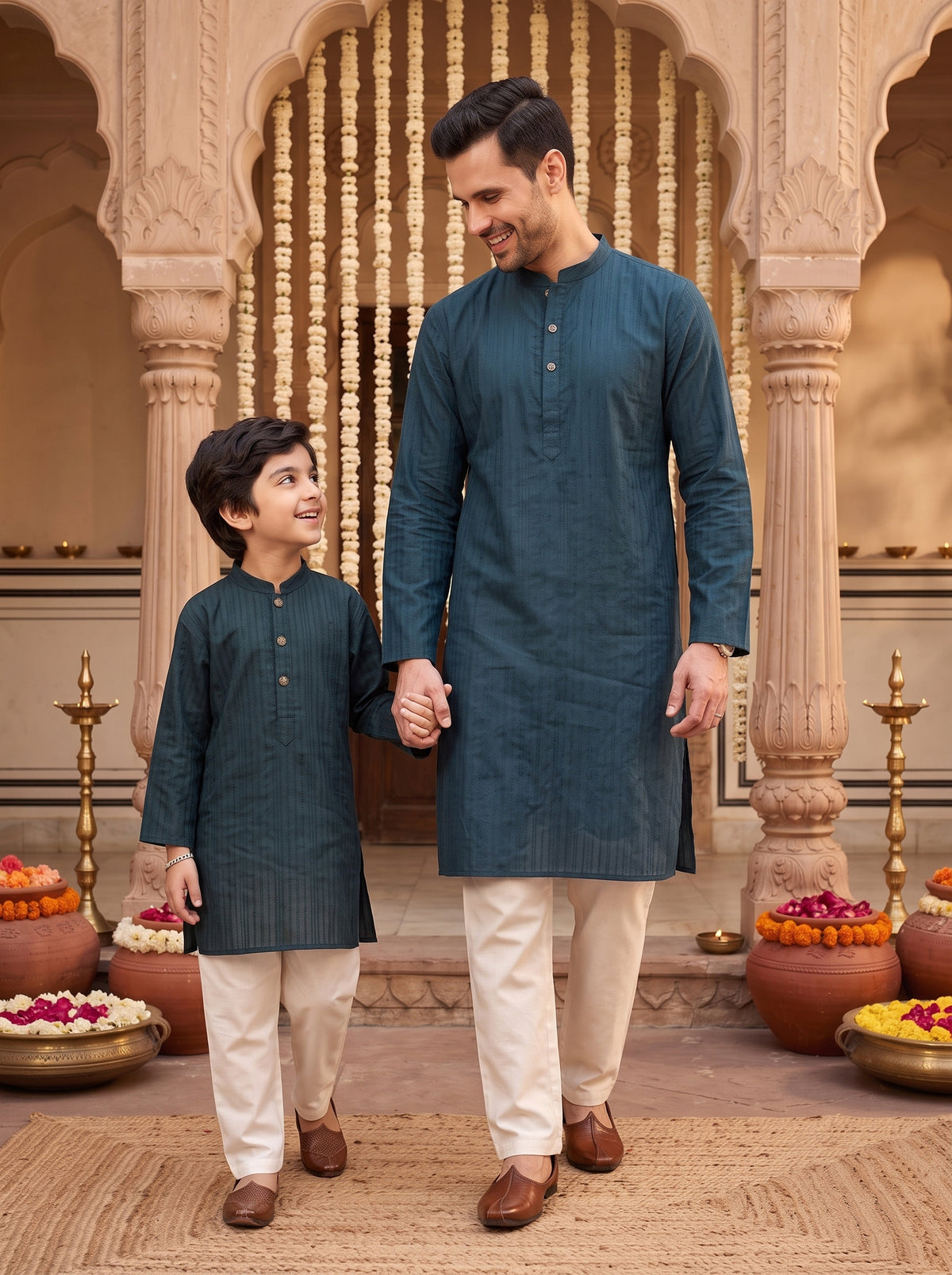 Father & Son Traditional Kurta Sets – Matching Ethnic Wear