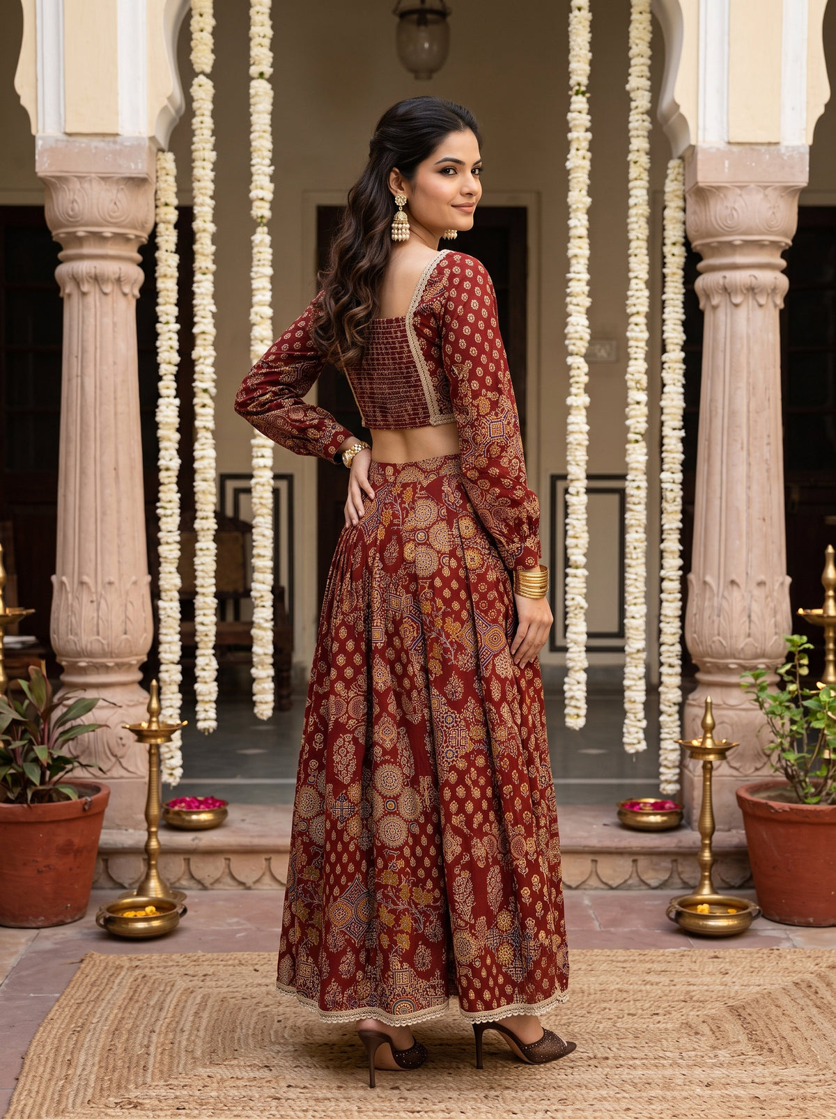 Women’s Cotton Lehenga Set – Festive Wear