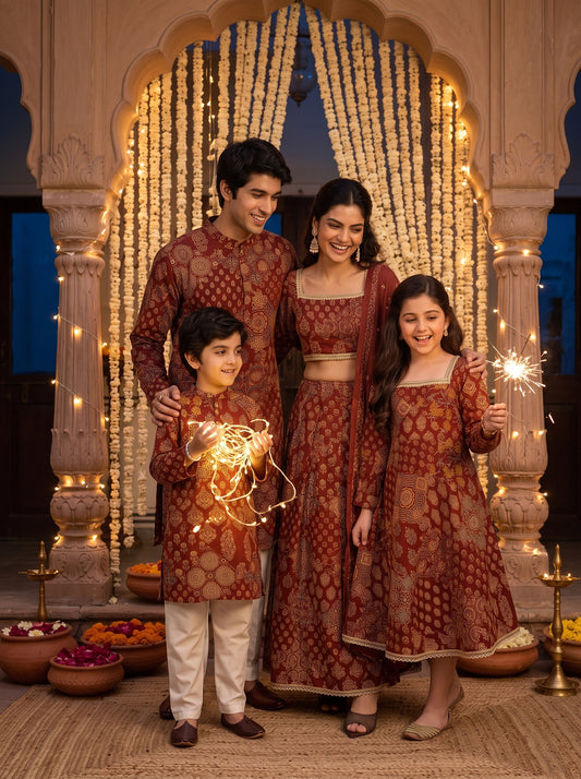 Family Matching Outfits – Cotton Ethnic Wear