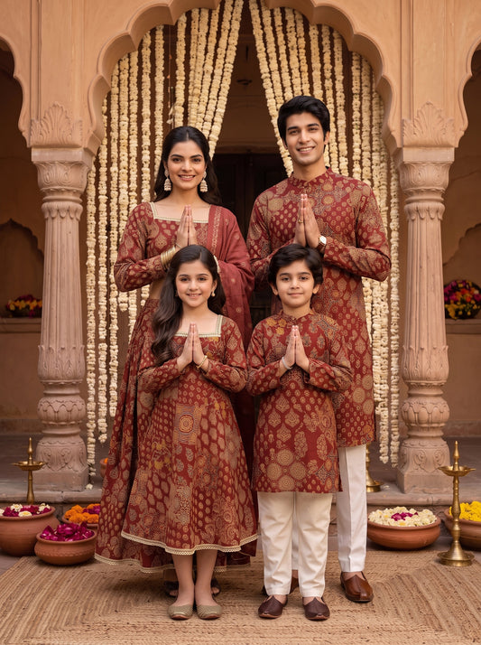 Family Matching Outfits – Cotton Ethnic Wear