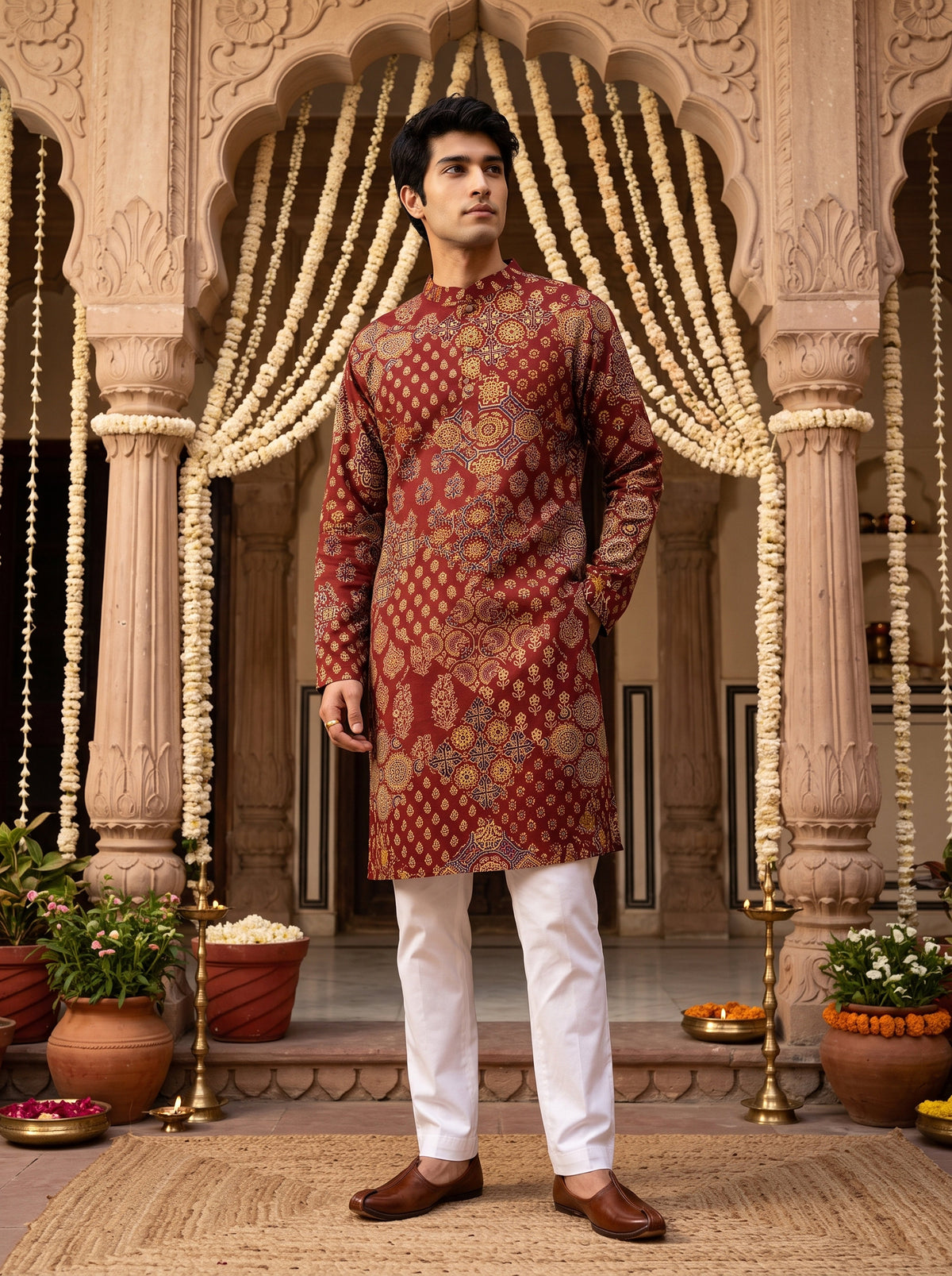 Men’s Cotton Kurta – Traditional Festive Wear