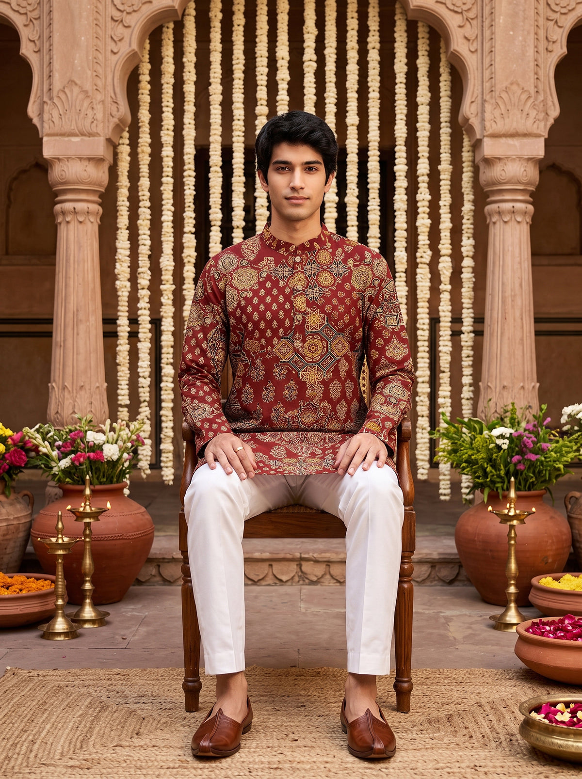 Men’s Cotton Kurta – Traditional Festive Wear
