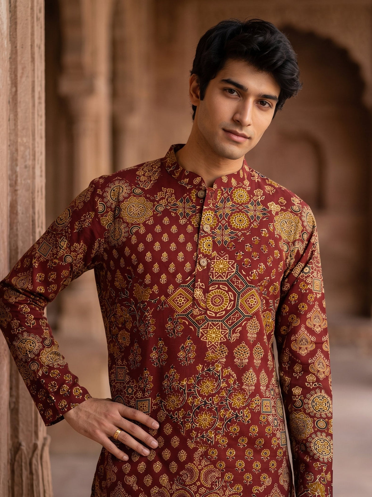 Men’s Cotton Kurta – Traditional Festive Wear