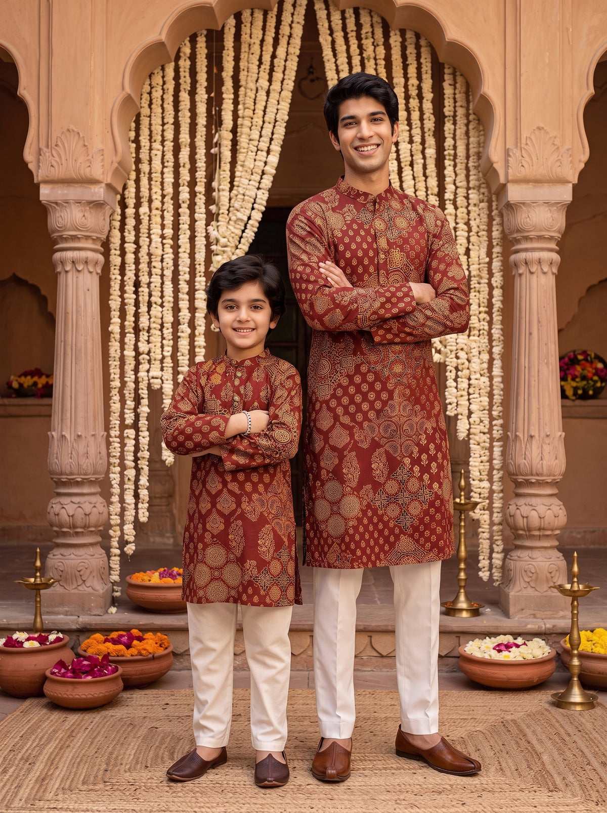Father & Son Matching Outfits – Cotton Ethnic Wear
