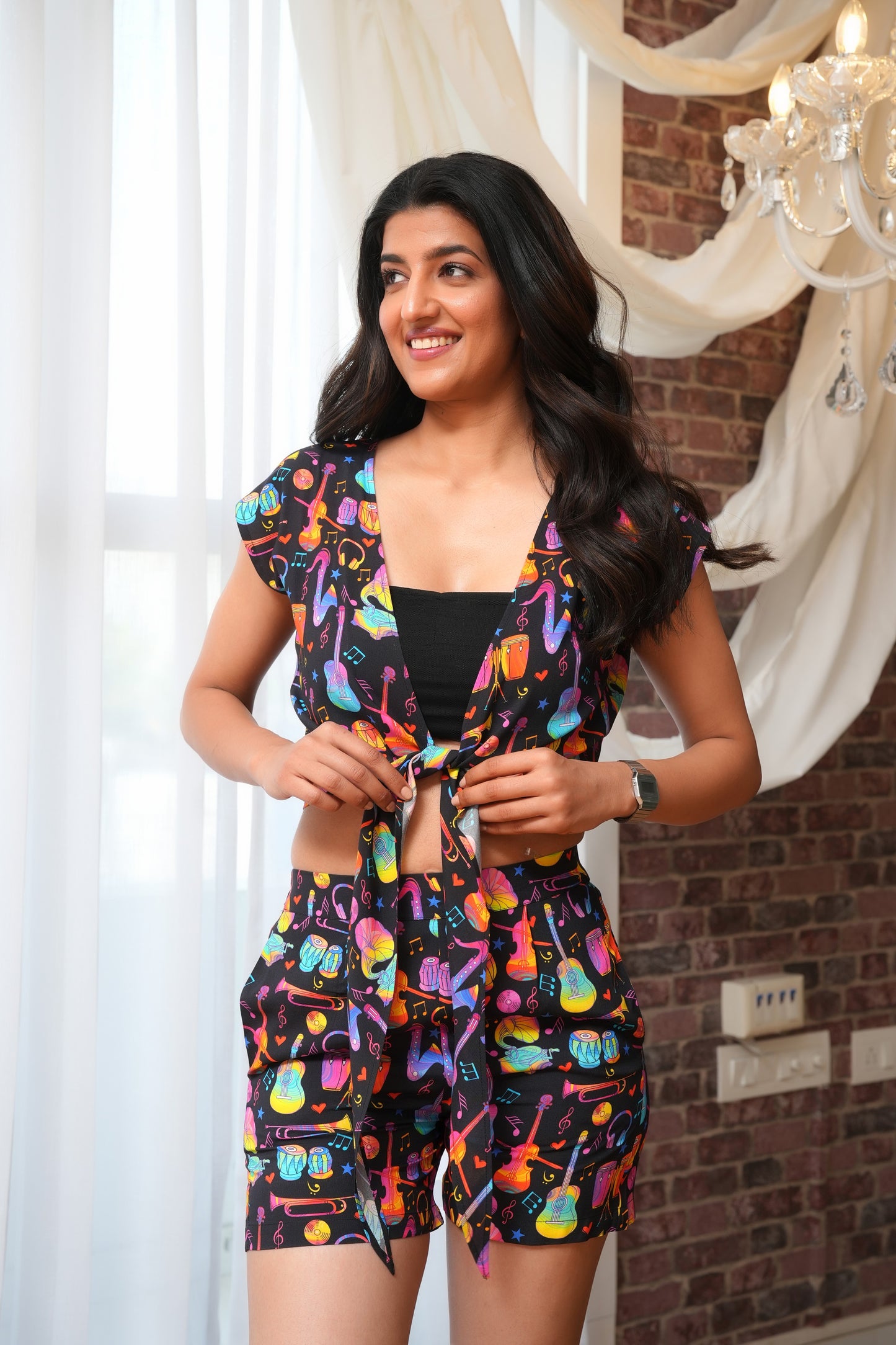 Women’S CoOrd Set – Printed, Resort Casual