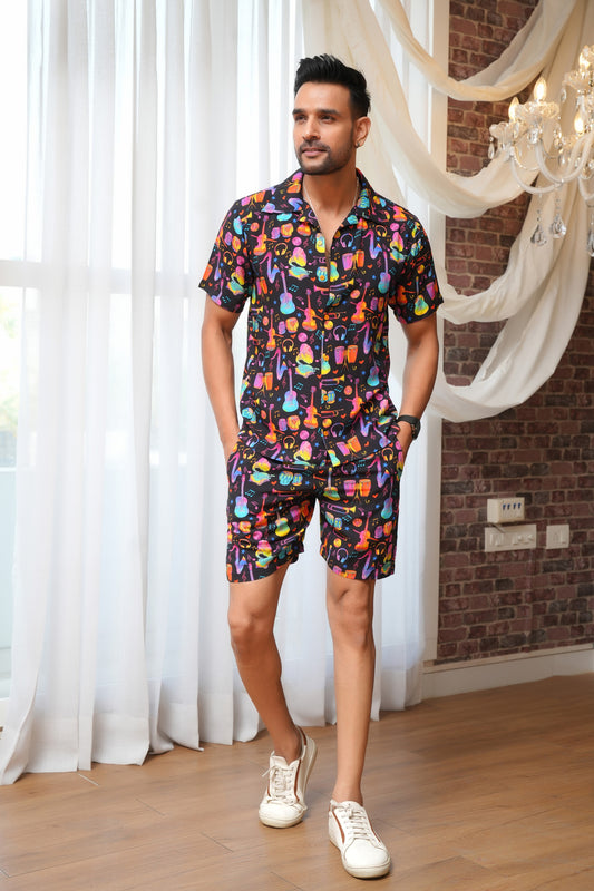 Men’S CoOrd Set – Printed Statement Look