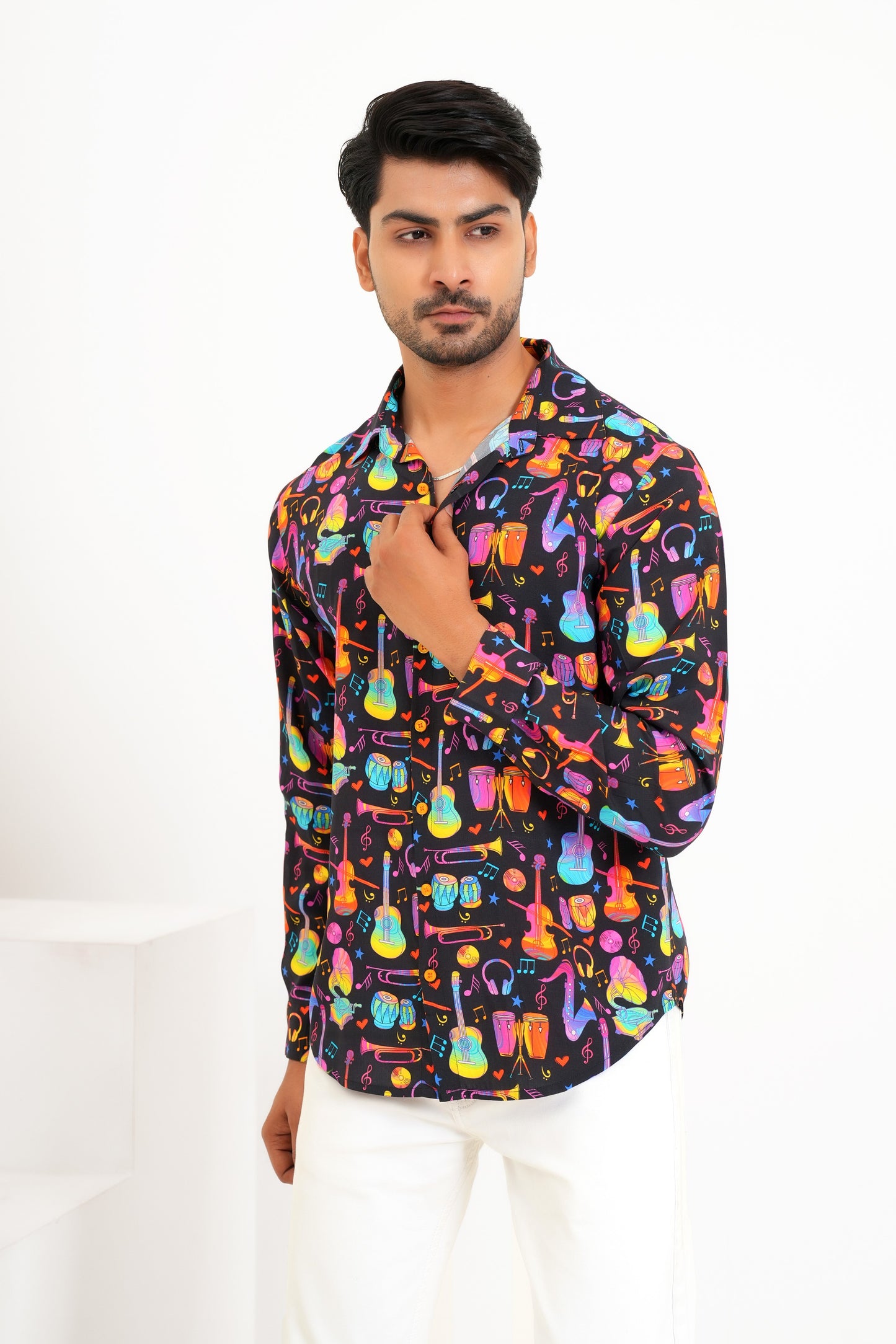 Men’S Full Sleeve Printed Shirt – Everyday Style