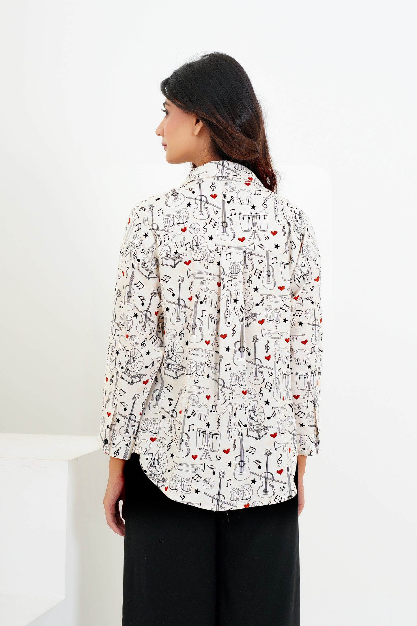 Women’S Funky Full Sleeve Shirt – Casual Wear For Travel & Vacations