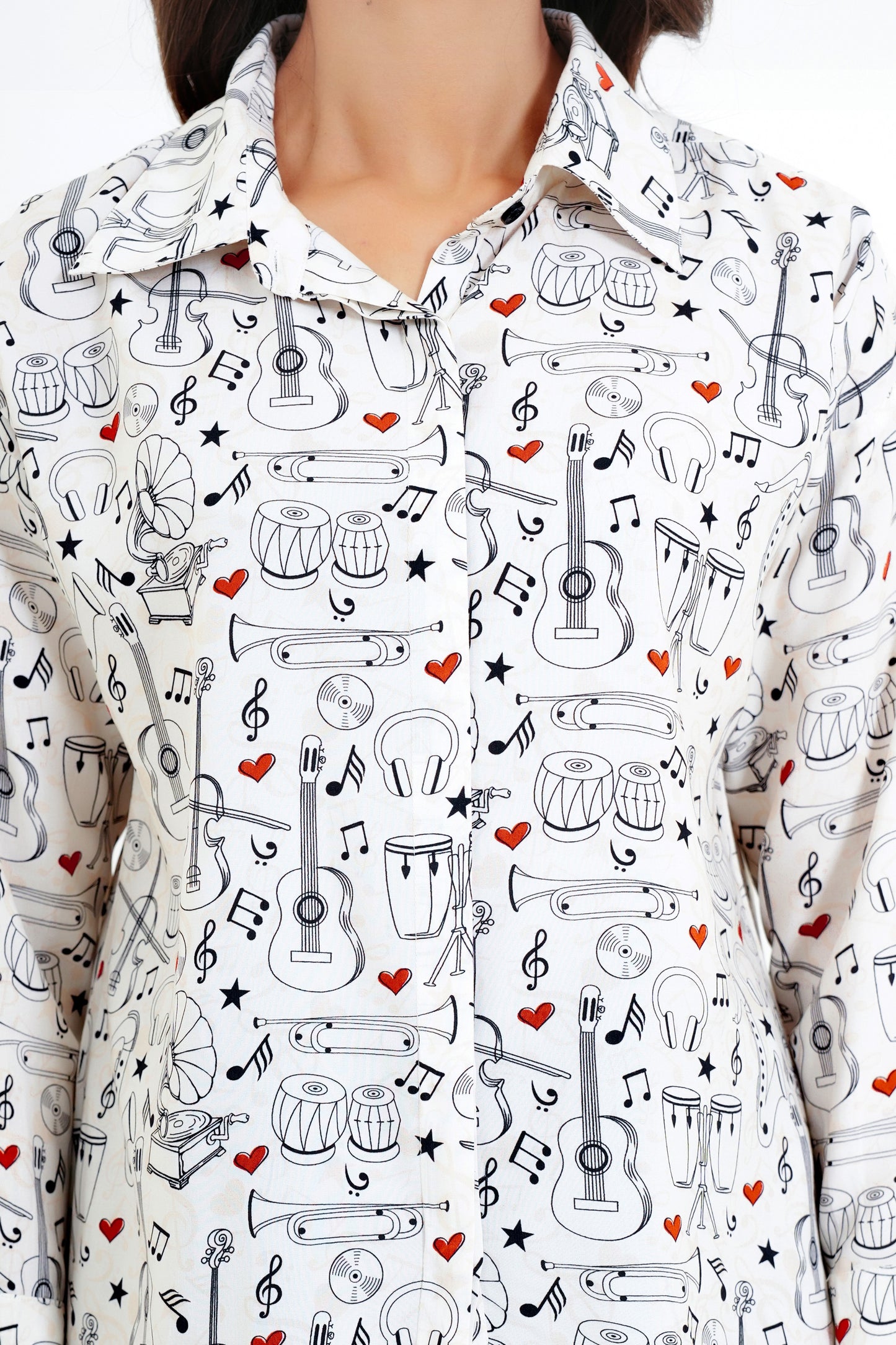 Women’S Funky Full Sleeve Shirt – Casual Wear For Travel & Vacations