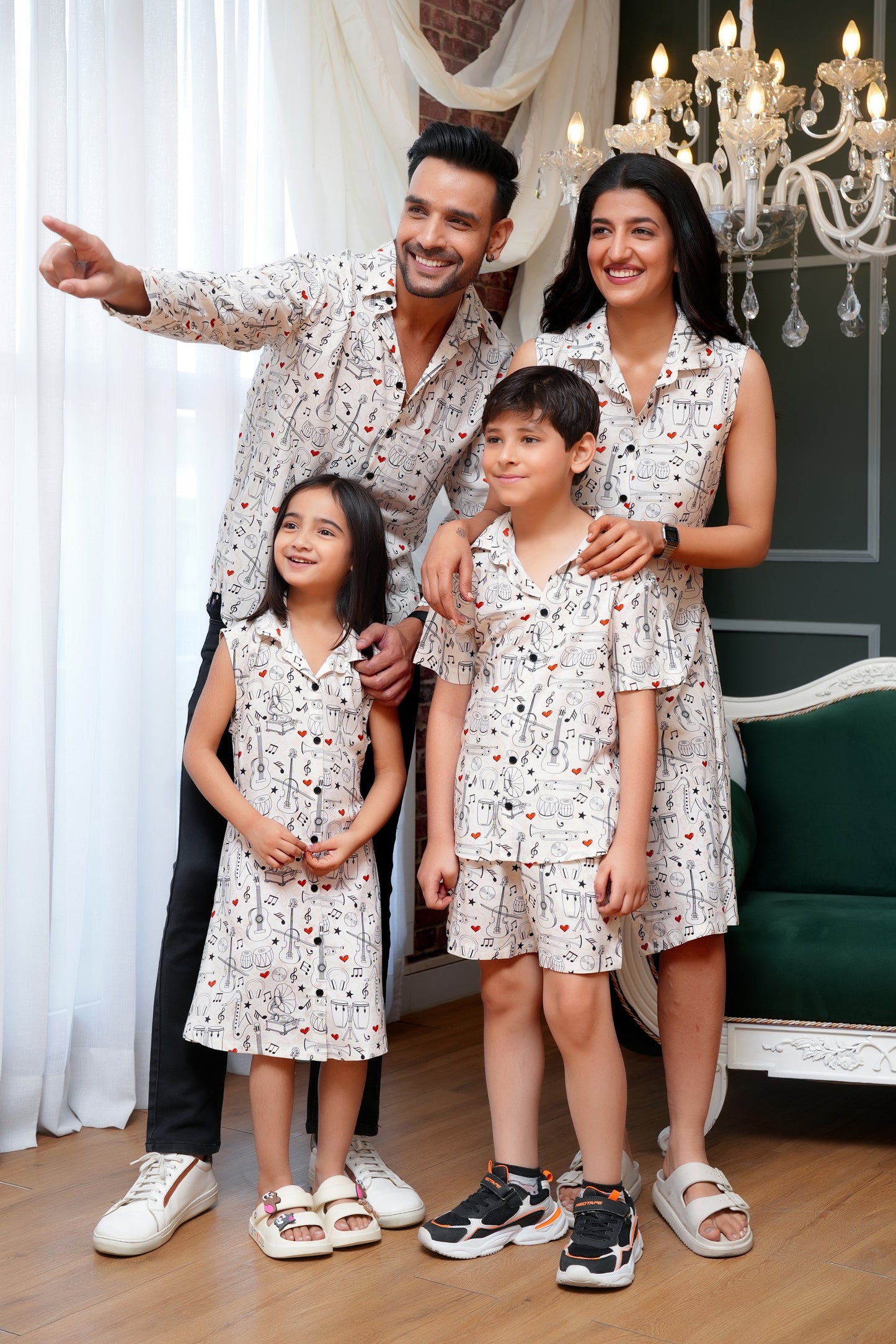 Group Printed Outfit Combo – Coordinated Vacation Wear