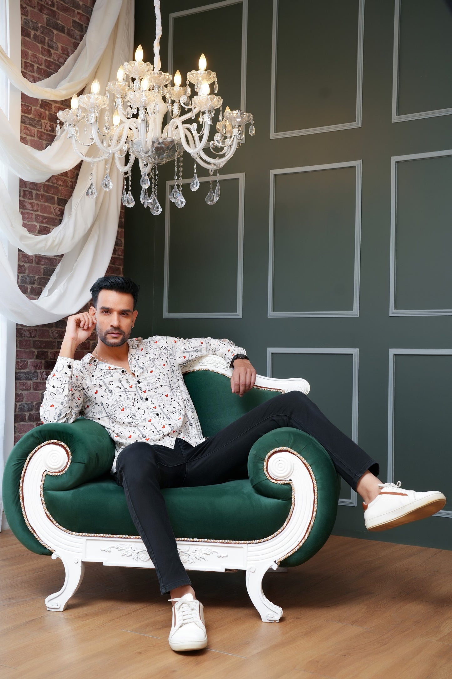 Men’S Printed Shirt – Full Sleeve Casual Wear For Travel & Vacations