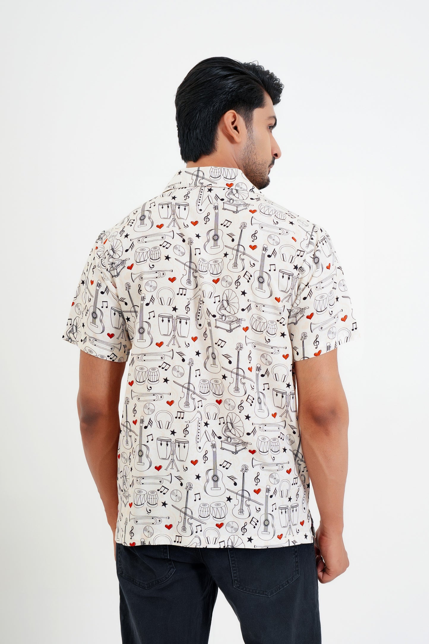 Men’S Funky Printed Shirt – Short Sleeve Casual Resort Shirt For Summer
